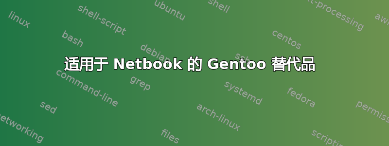 适用于 Netbook 的 Gentoo 替代品 