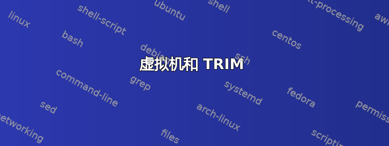 虚拟机和 TRIM