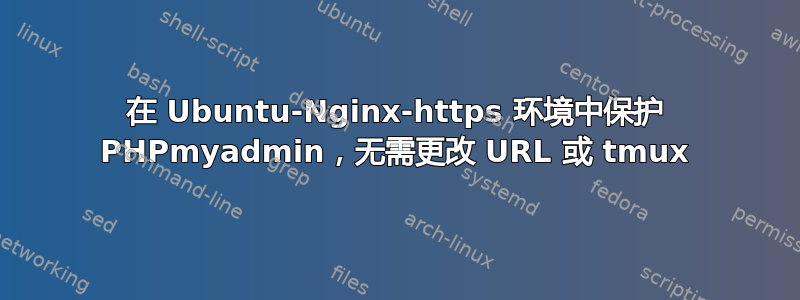 在 Ubuntu-Nginx-https 环境中保护 PHPmyadmin，无需更改 URL 或 tmux