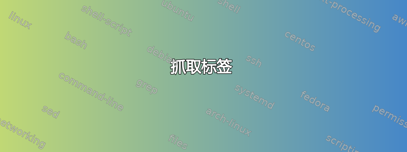 抓取标签