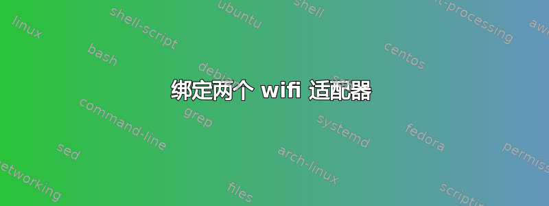 绑定两个 wifi 适配器