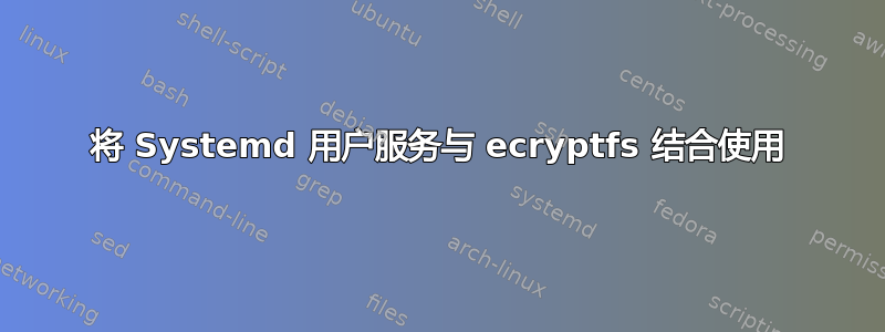 将 Systemd 用户服务与 ecryptfs 结合使用