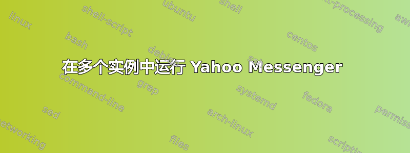 在多个实例中运行 Yahoo Messenger