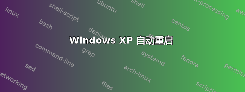 Windows XP 自动重启