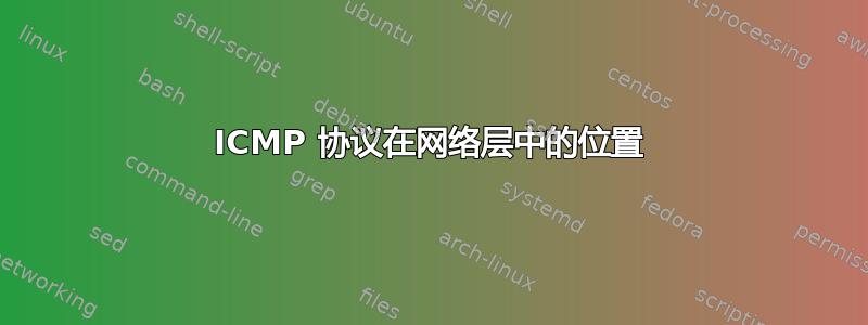 ICMP 协议在网络层中的位置