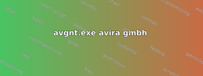 avgnt.exe avira gmbh