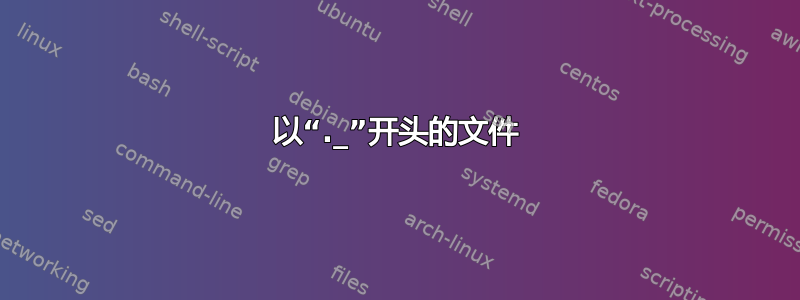 以“._”开头的文件