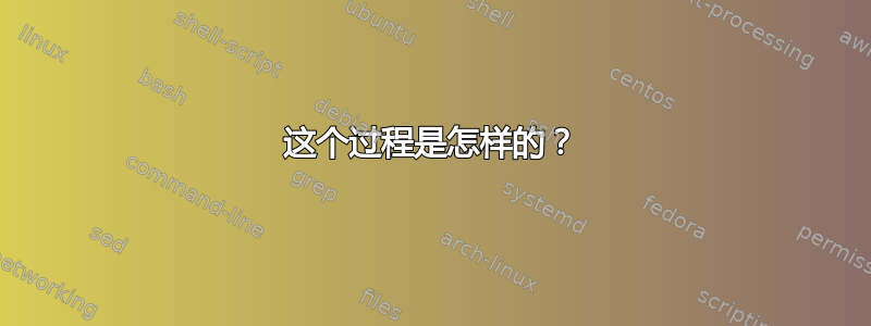 这个过程是怎样的？