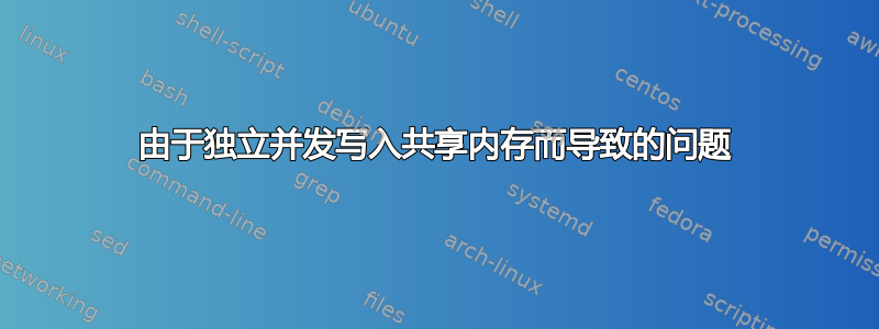 由于独立并发写入共享内存而导致的问题