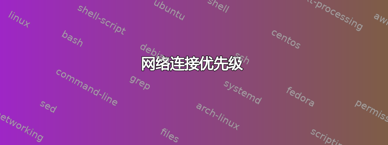 网络连接优先级