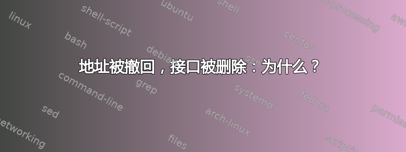 地址被撤回，接口被删除：为什么？