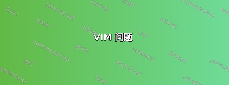 VIM 问题