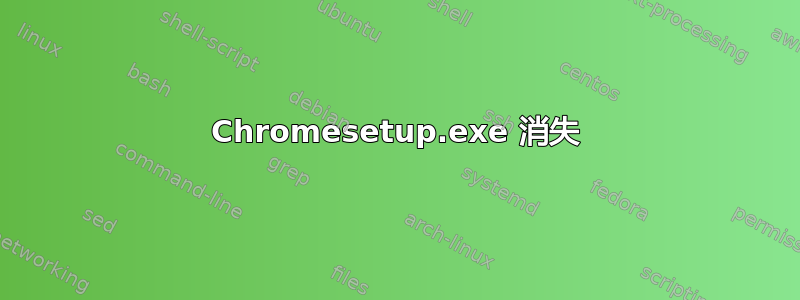 Chromesetup.exe 消失