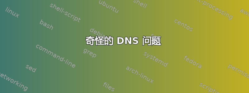 奇怪的 DNS 问题