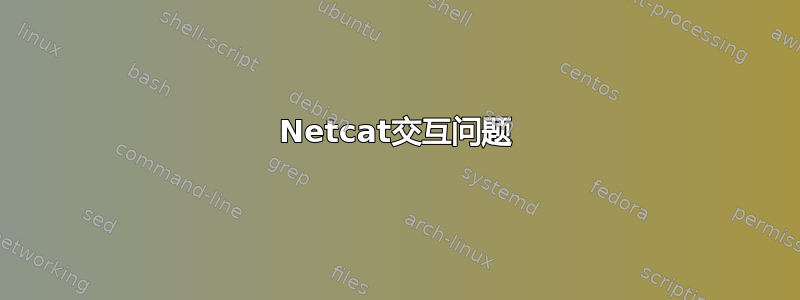 Netcat交互问题