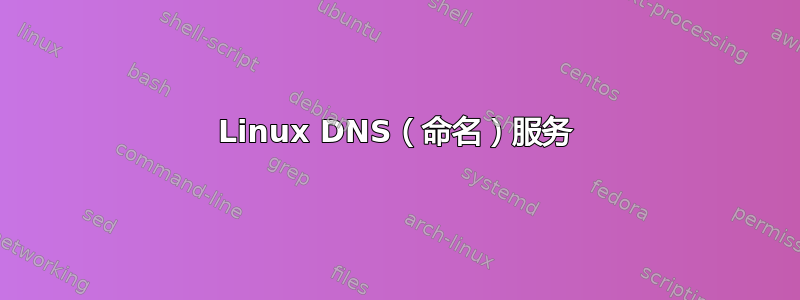 Linux DNS（命名）服务