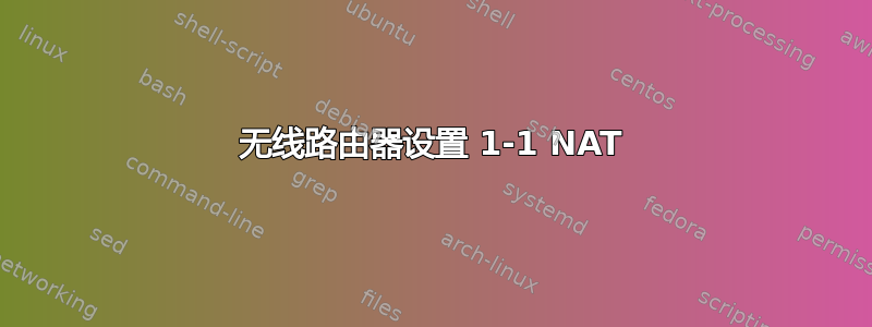 无线路由器设置 1-1 NAT