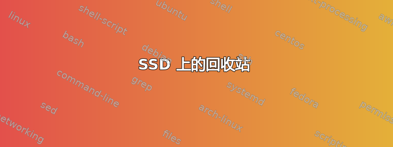 SSD 上的回收站