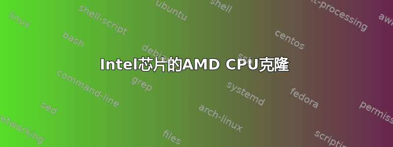 Intel芯片的AMD CPU克隆