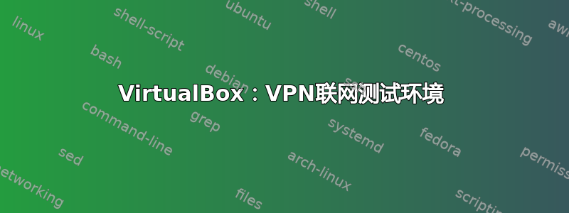 VirtualBox：VPN联网测试环境