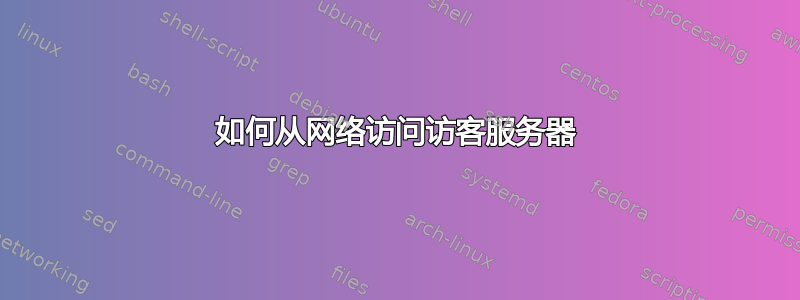 如何从网络访问访客服务器