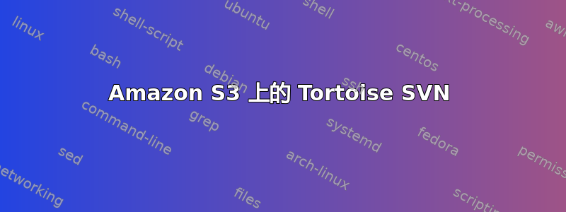 Amazon S3 上的 Tortoise SVN