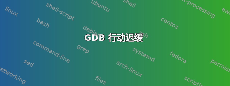 GDB 行动迟缓