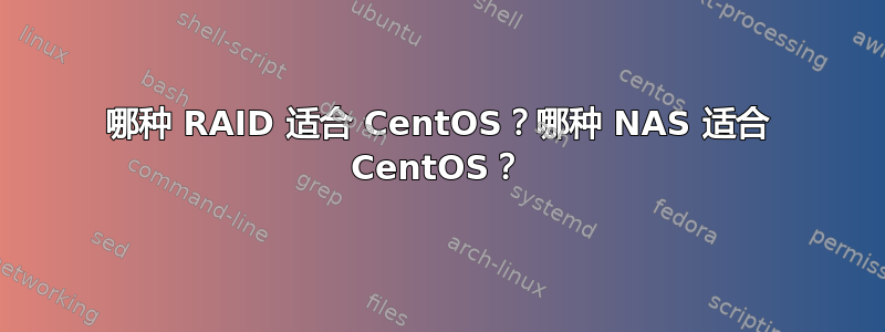 哪种 RAID 适合 CentOS？哪种 NAS 适合 CentOS？