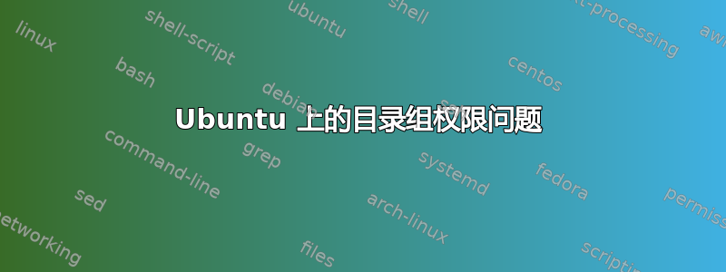 Ubuntu 上的目录组权限问题