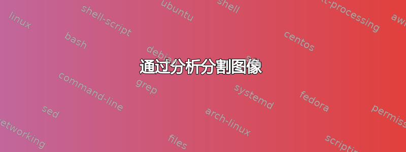 通过分析分割图像