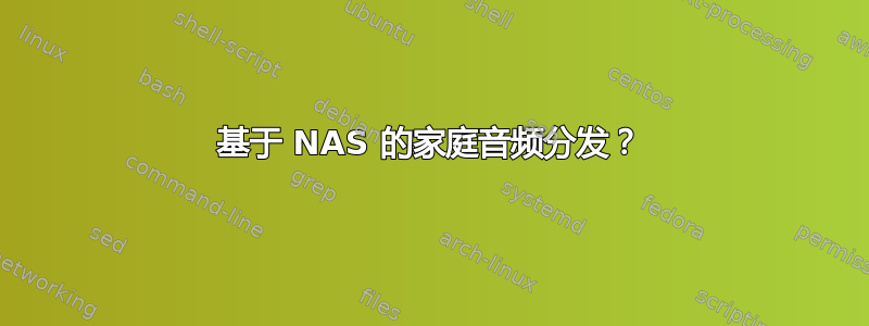 基于 NAS 的家庭音频分发？