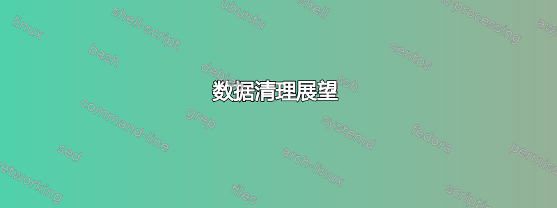 数据清理展望