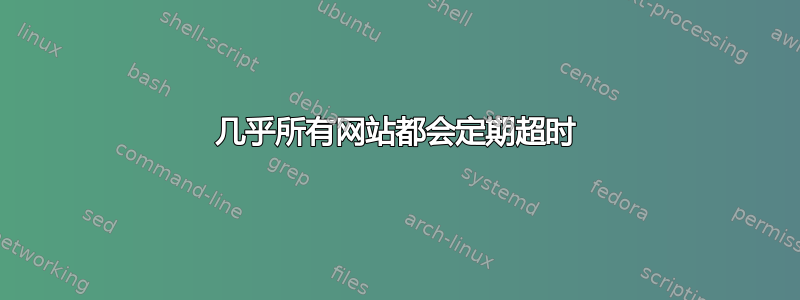 几乎所有网站都会定期超时