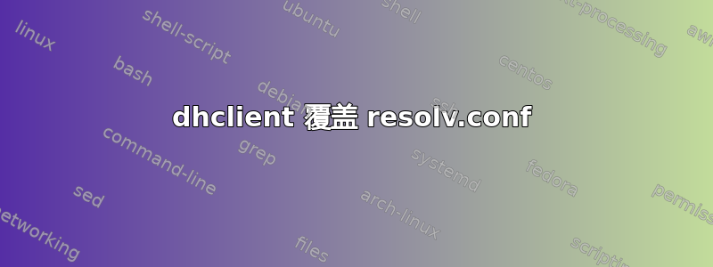 dhclient 覆盖 resolv.conf