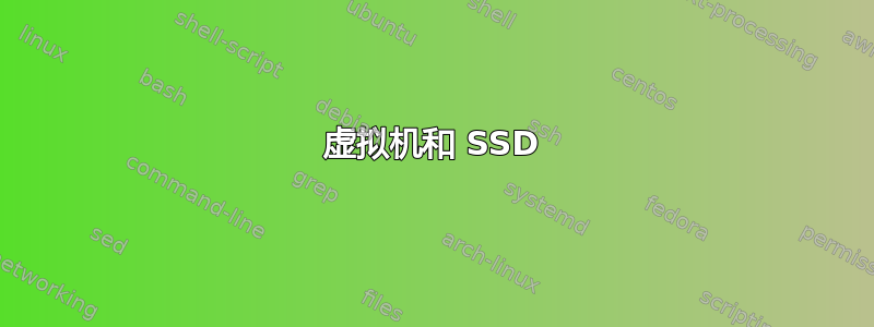 虚拟机和 SSD