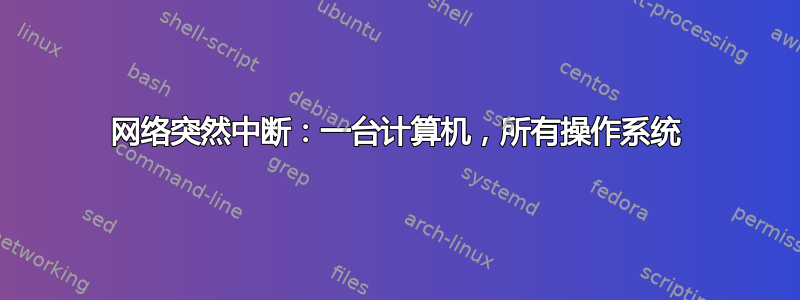 网络突然中断：一台计算机，所有操作系统