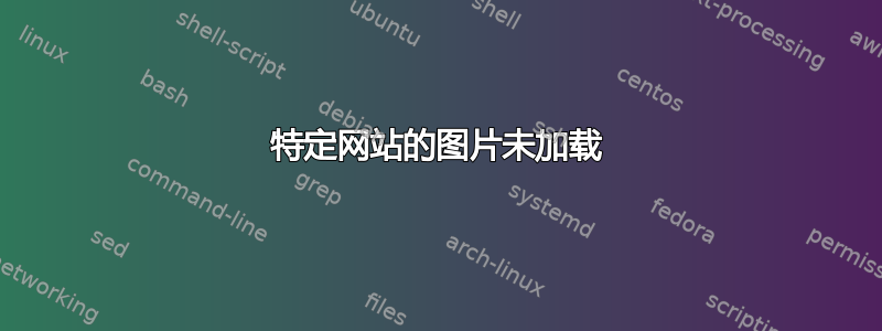 特定网站的图片未加载