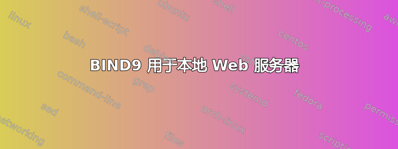 BIND9 用于本地 Web 服务器 