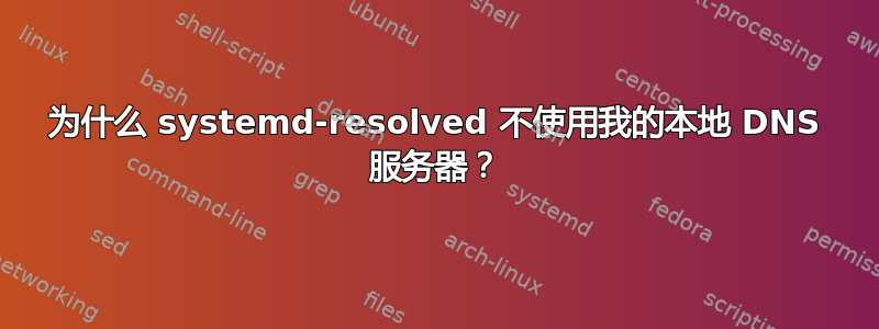 为什么 systemd-resolved 不使用我的本地 DNS 服务器？