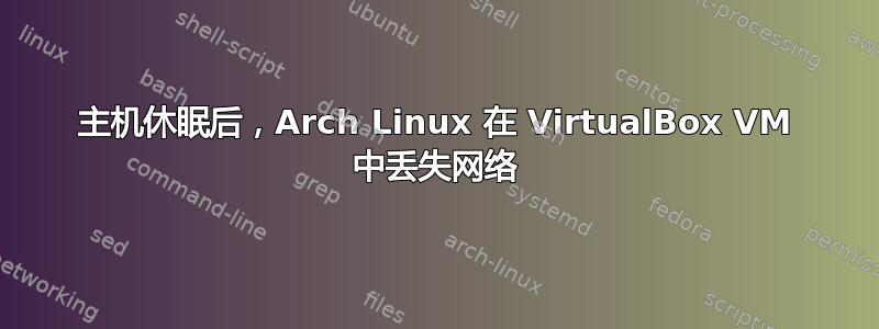 主机休眠后，Arch Linux 在 VirtualBox VM 中丢失网络