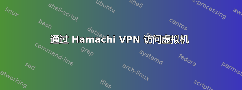 通过 Hamachi VPN 访问虚拟机