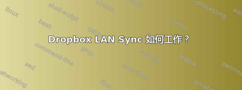 Dropbox LAN Sync 如何工作？