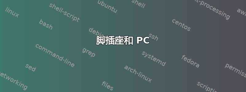 2 脚插座和 PC