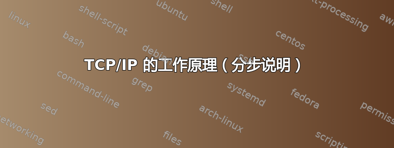 TCP/IP 的工作原理（分步说明）