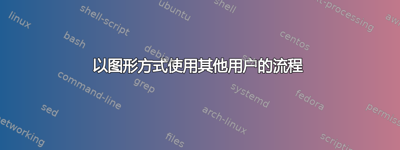 以图形方式使用其他用户的流程