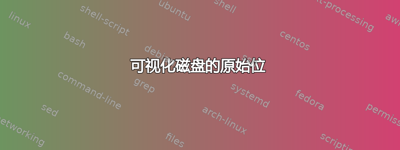 可视化磁盘的原始位