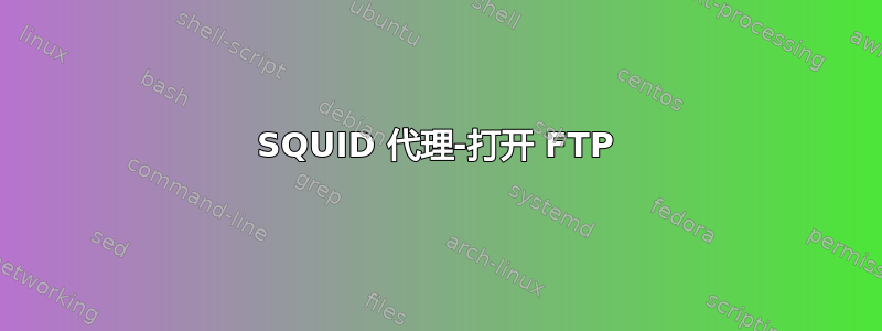 SQUID 代理-打开 FTP