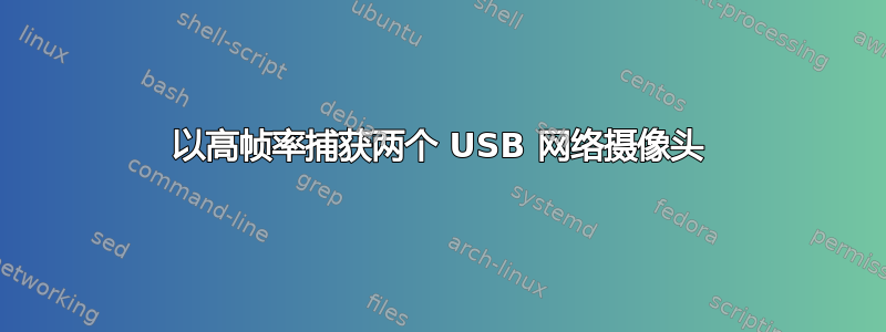 以高帧率捕获两个 USB 网络摄像头