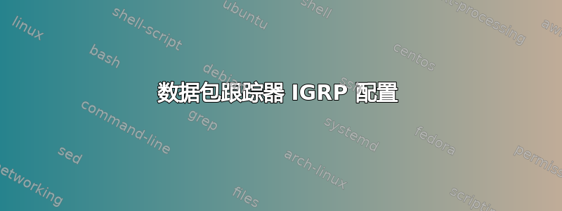 数据包跟踪器 IGRP 配置