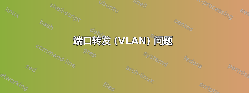 端口转发 (VLAN) 问题